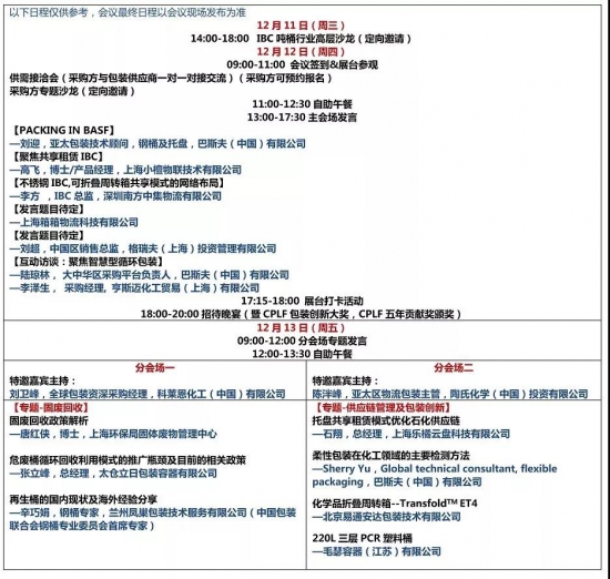 易貿(mào)CPLF2019—化工包裝行業(yè)年度頂級會+展